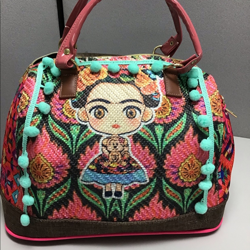 Frida Khalo purse Mexican large